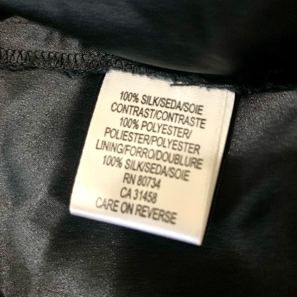 BCBGMAXAZRIA 100%Silk Beading Chiffon BlackDresses Y2K babydoll size 4 luxury - Picture 8 of 10